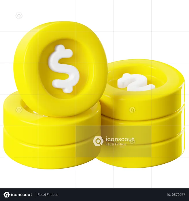 Coin  3D Icon