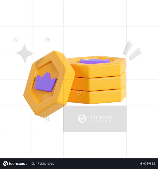 Coin  3D Icon