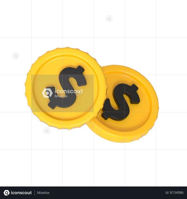 Coin  3D Icon