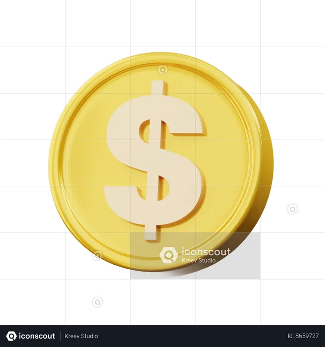 Coin  3D Icon