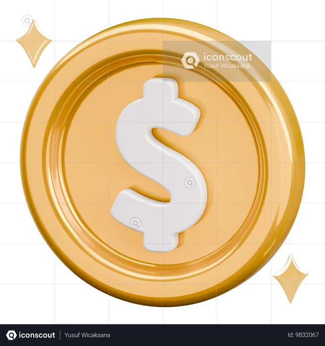 Coin  3D Icon