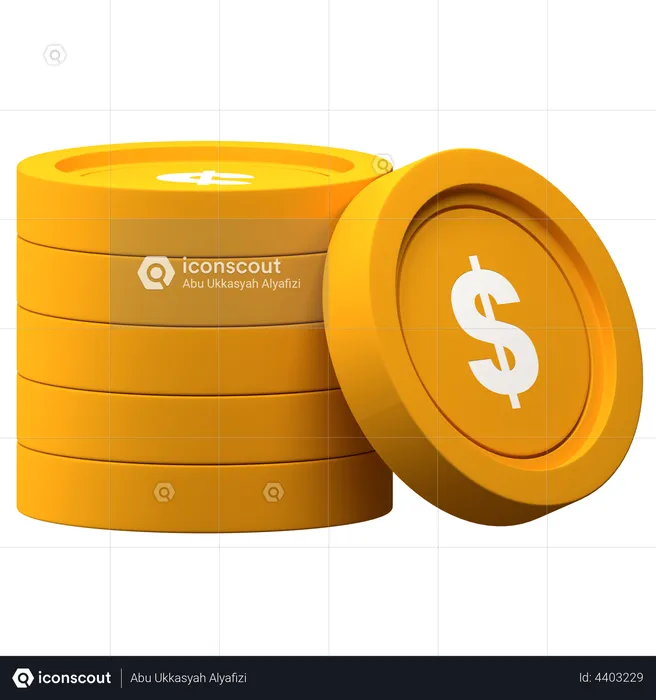 Coin  3D Illustration