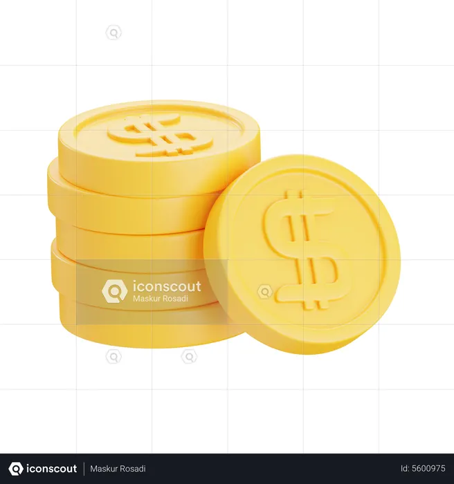Coin  3D Icon