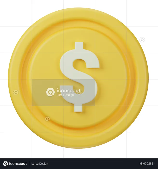 Coin  3D Icon