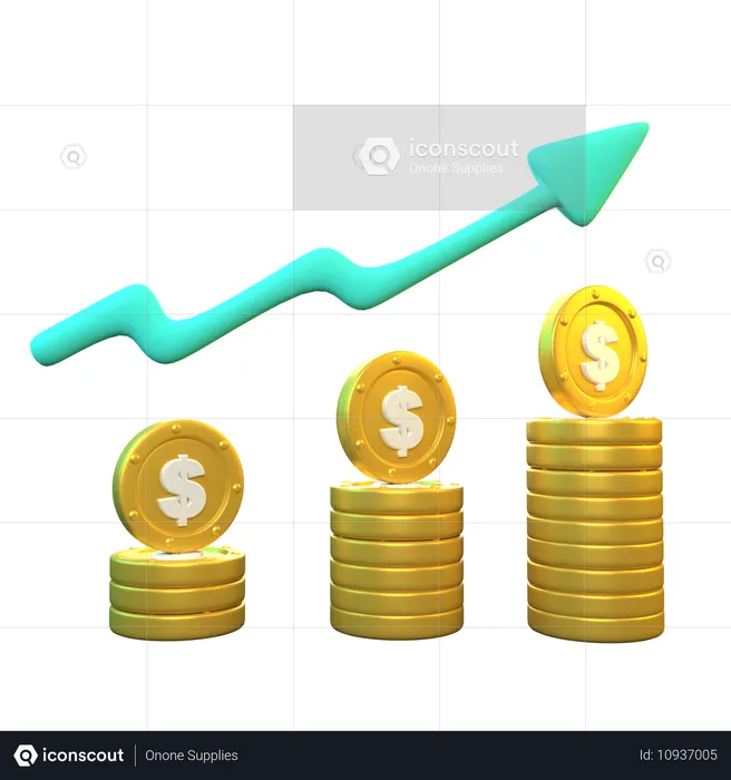 Coin Exchange  3D Icon