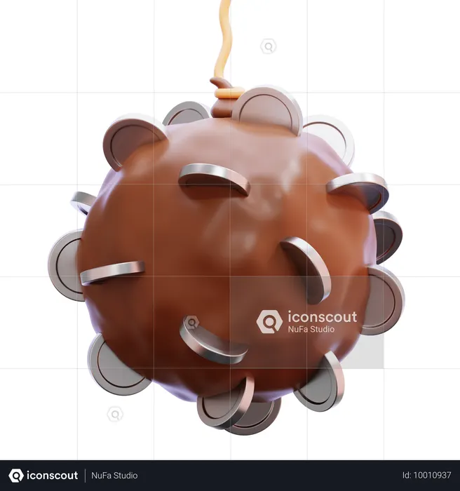 Coin Take Competition  3D Icon