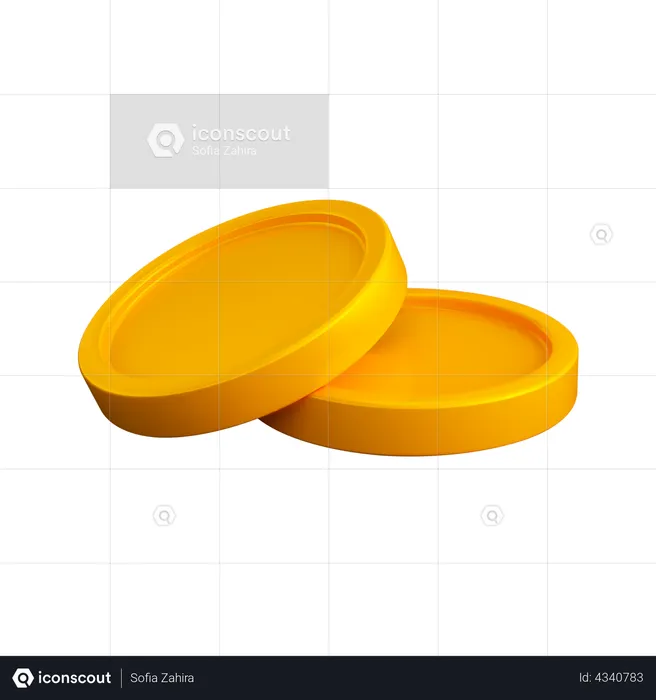 Coins  3D Illustration