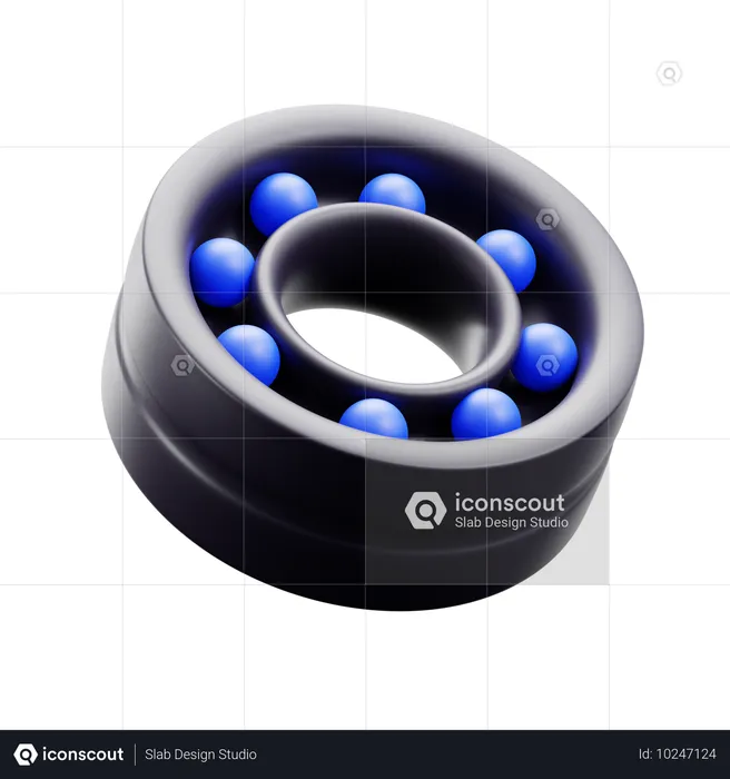 Cojinete  3D Icon