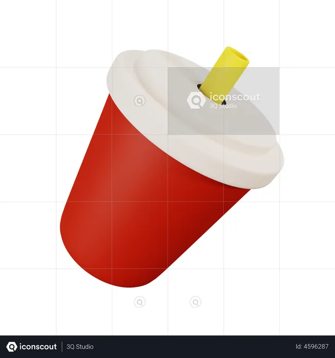 Cola Cup  3D Illustration