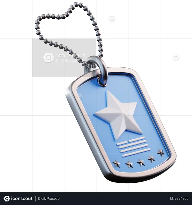 Colares do exército  3D Icon