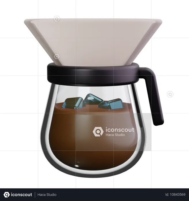 Cold Brew Coffee  3D Icon