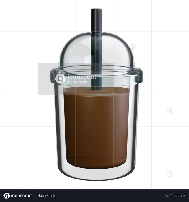 Cold Coffee  3D Icon