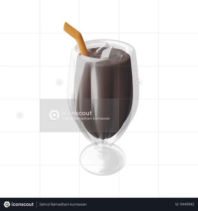 Cold drink  3D Icon