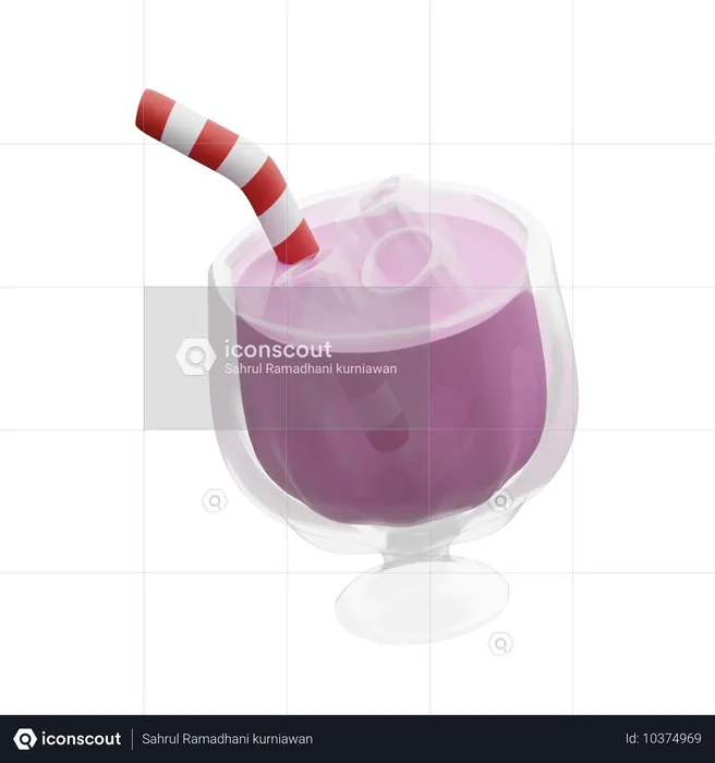 Cold drink  3D Icon