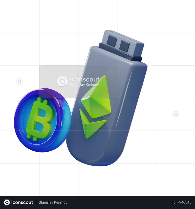 Cold Wallet  3D Icon