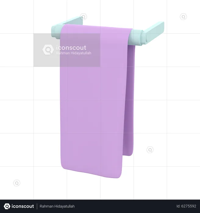 Colgador de toallas  3D Icon
