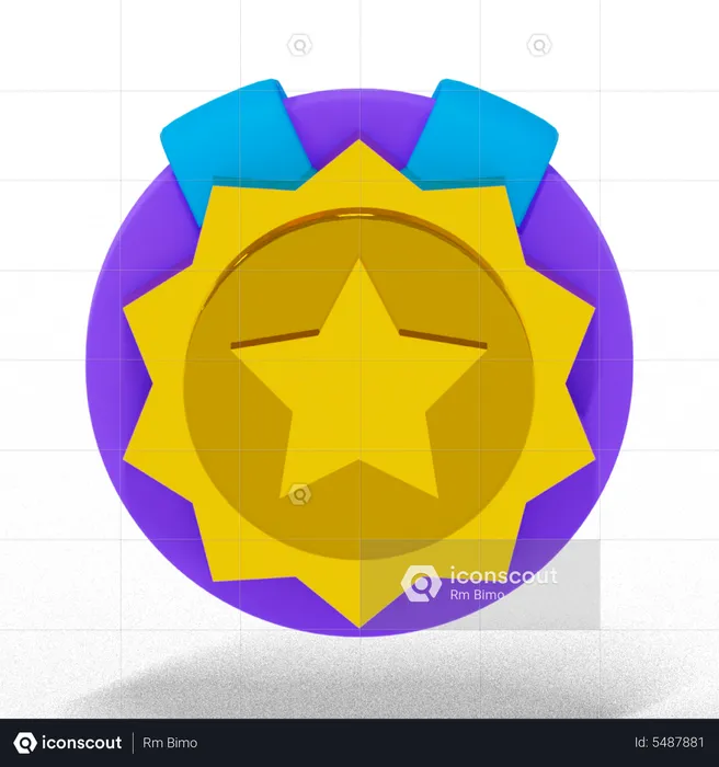 Colgante de estrella  3D Icon