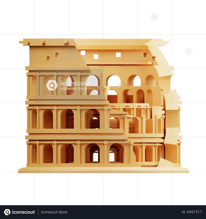 Coliseu  3D Illustration