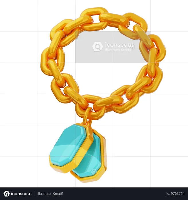 Collier  3D Icon