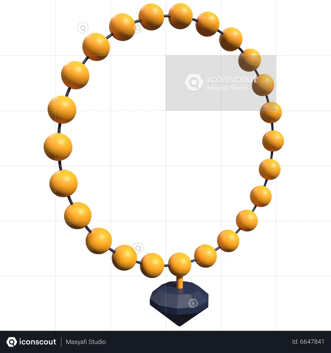 Collier  3D Icon