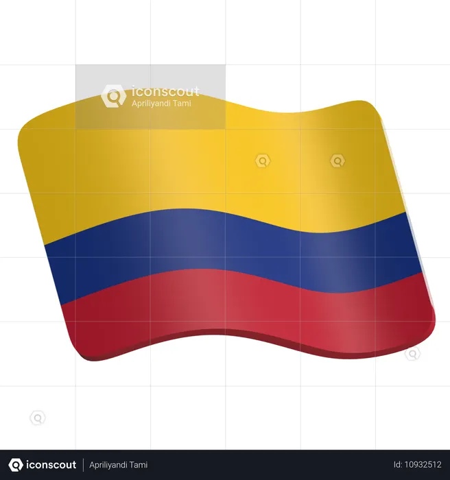 Colombia  3D Icon