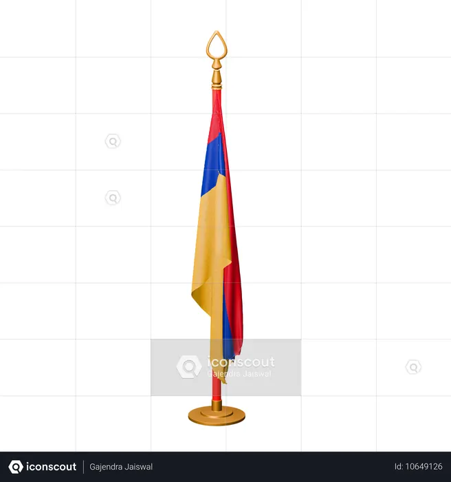 Colombia Flag Flag 3D Icon