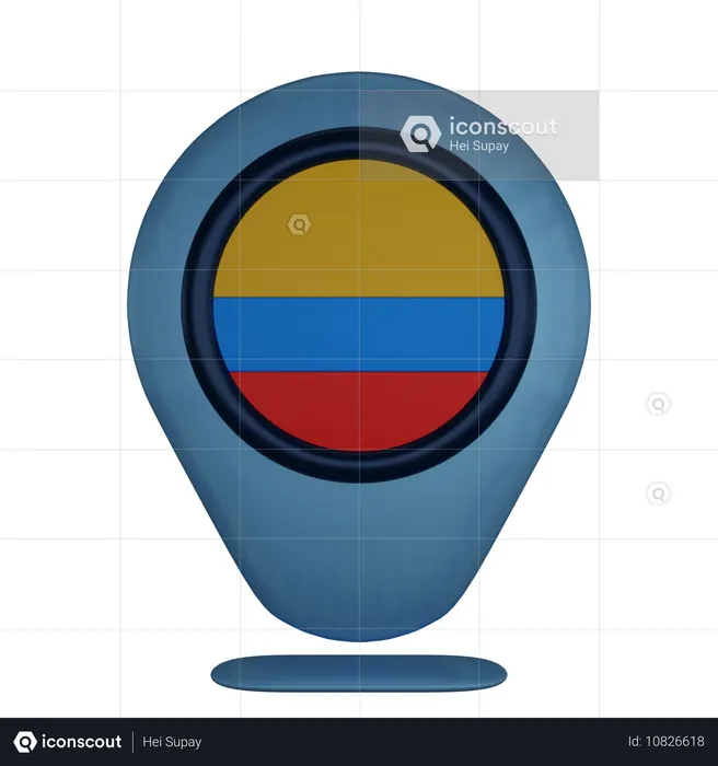 Colombie  3D Icon