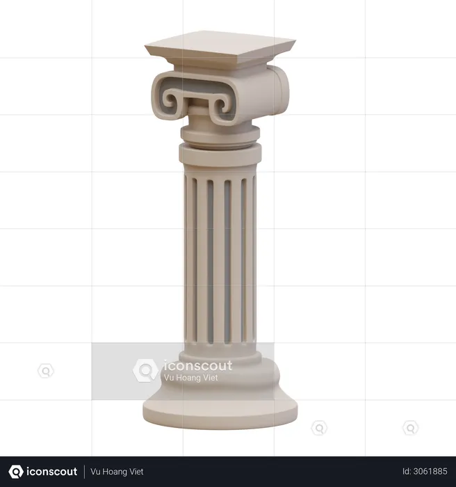 Colonne  3D Illustration