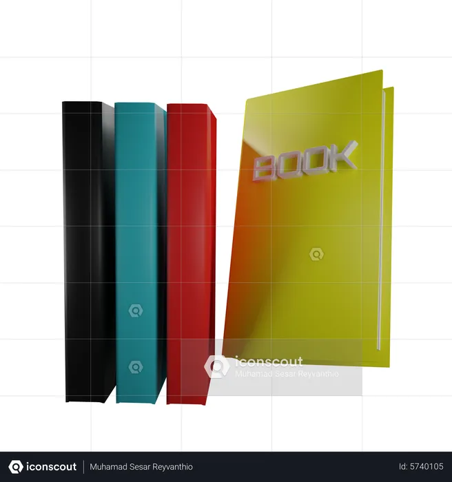 Color Books  3D Icon