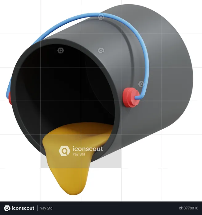 Color de relleno  3D Icon