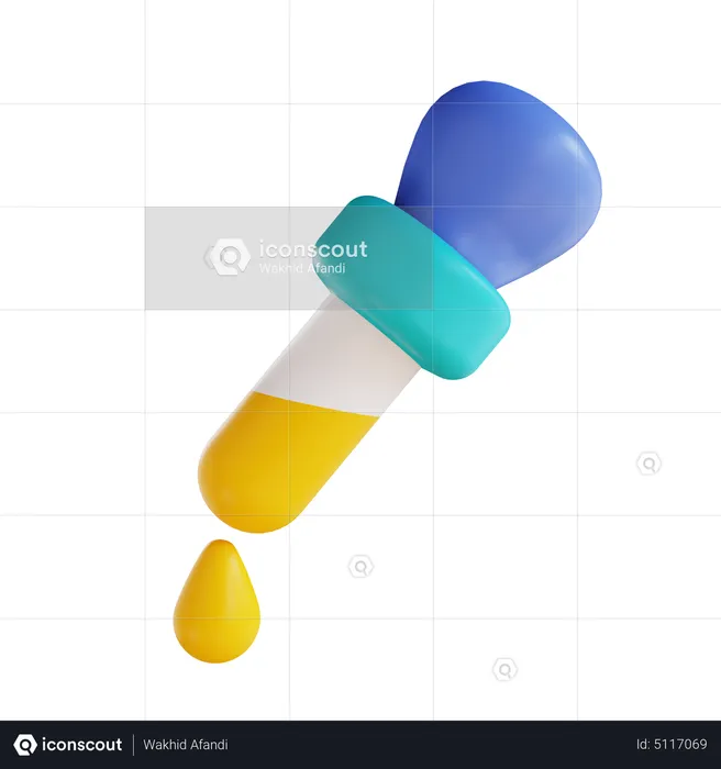 Color Dropper  3D Icon