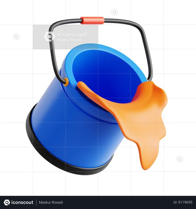 Color Fill  3D Icon