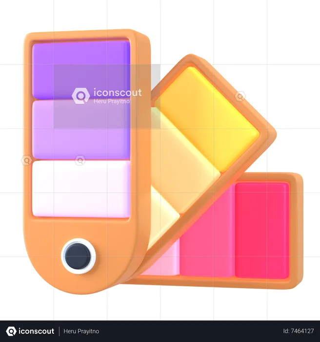 Color Palette  3D Icon