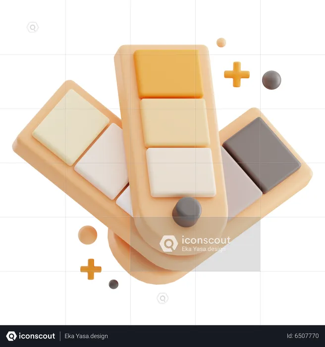 Color Palette  3D Icon