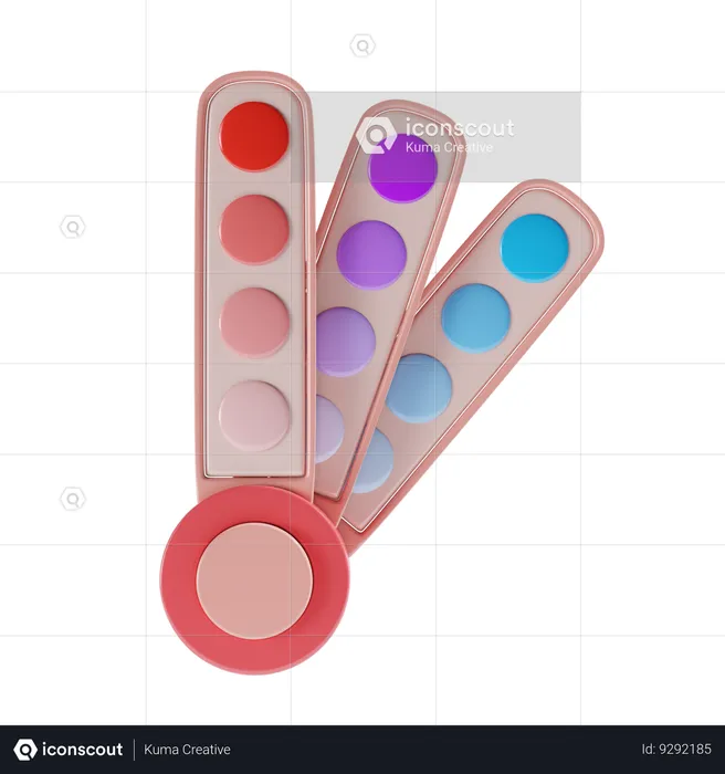 Color Palette  3D Icon