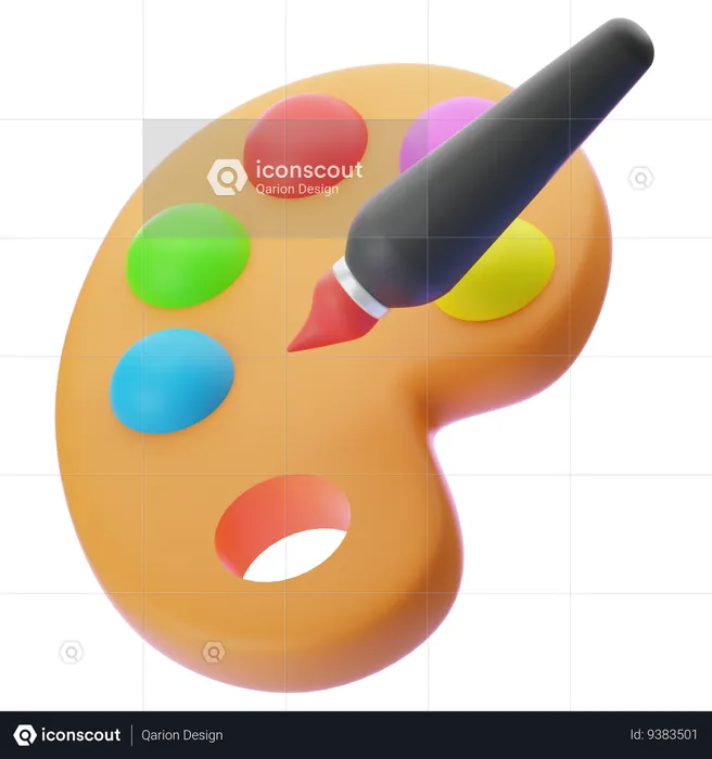 COLOR PALETTE  3D Icon