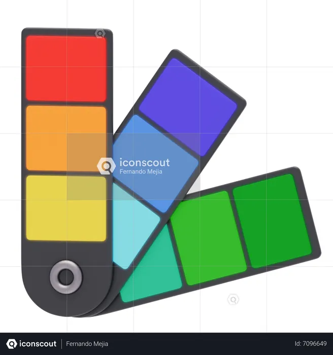 Color Palette  3D Icon