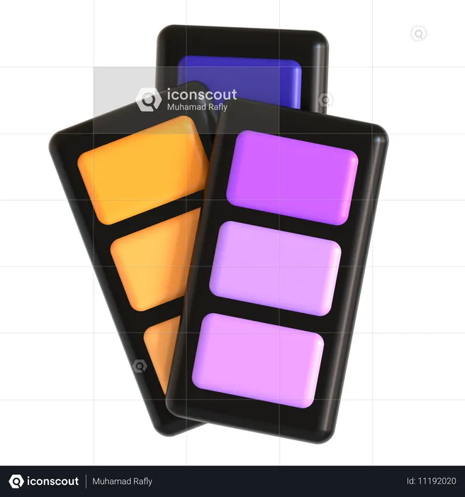 Color pallete  3D Icon