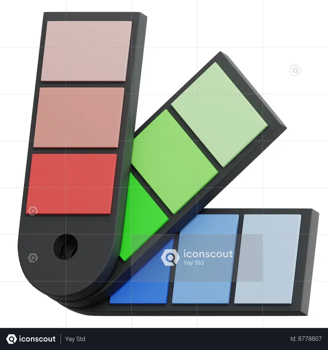 Color Pallete  3D Icon