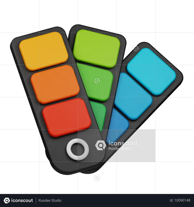 Color Palletes  3D Icon