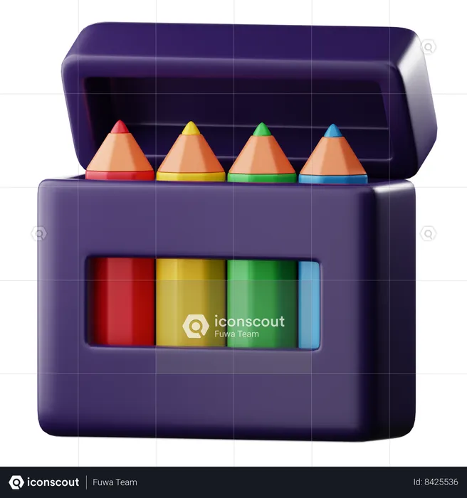 Color Pencil  3D Icon