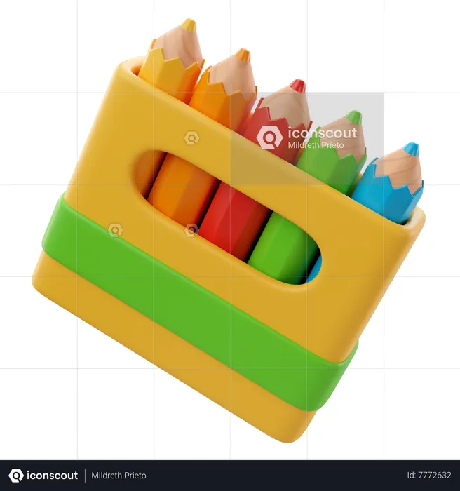 Color Pencil  3D Icon