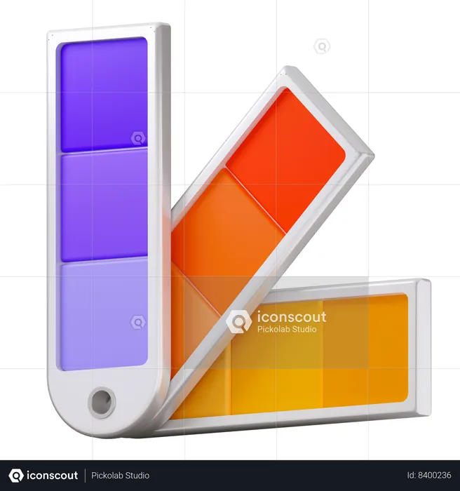 Color pick  3D Icon