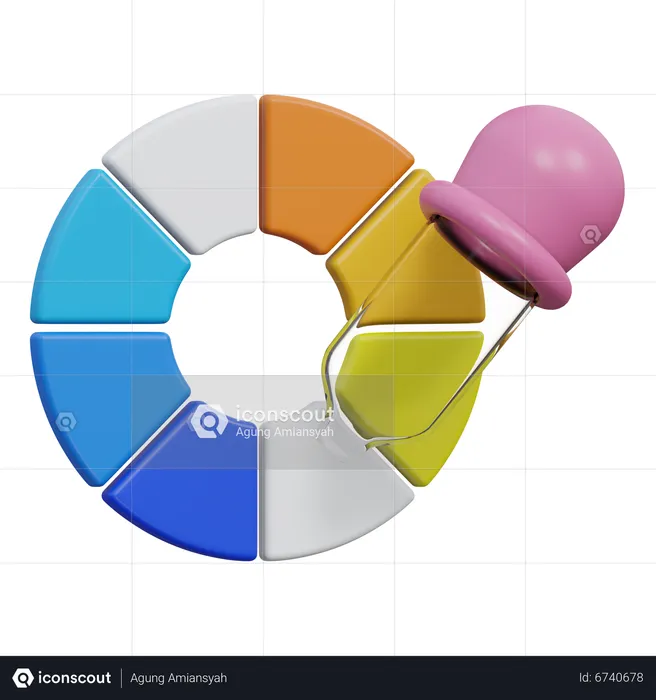 Color Picker  3D Icon