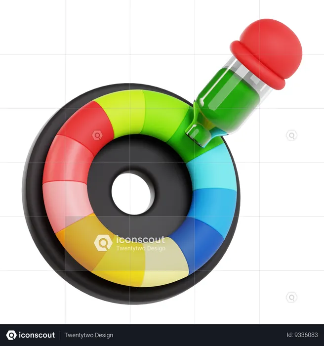 Color Picker  3D Icon