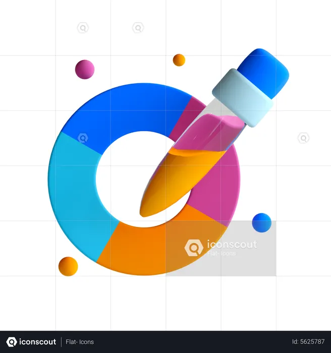 Color Picker  3D Icon