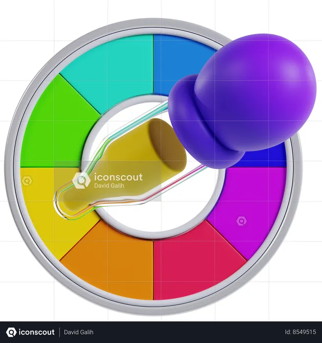 Color Picker Tool  3D Icon