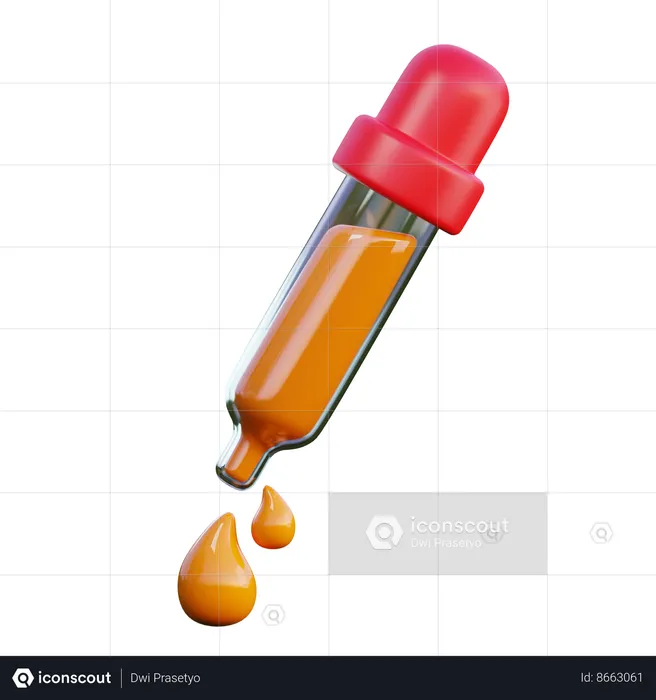 Color Pipette  3D Icon