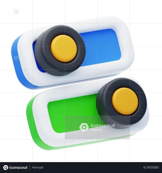 Color Slider  3D Icon