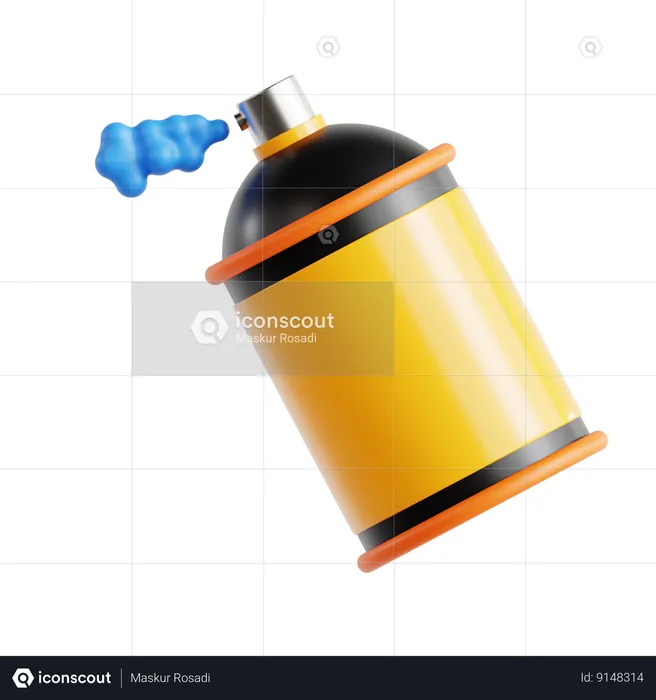 Color Spray  3D Icon